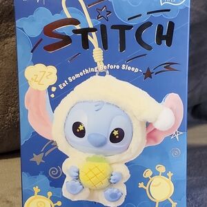 Disney Miniso Stitch "Eat Something Before Sleep" Plush Blind Box. New Unopened!